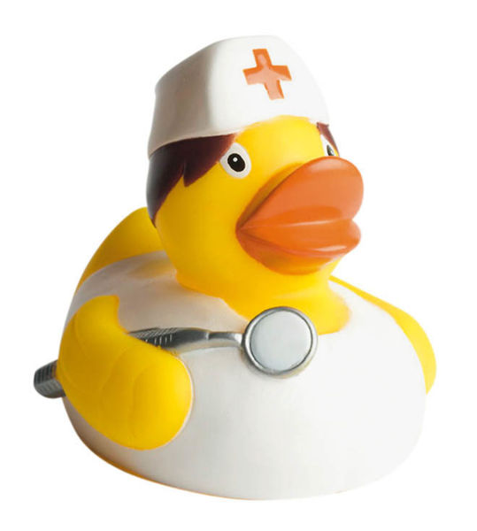 canard publicitaire hopital Jaune