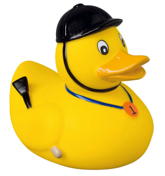 canard publicitaire surfeur Jaune