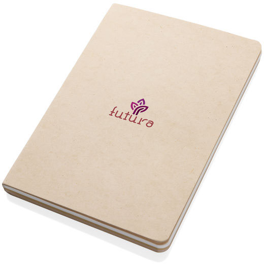 Carnet A5 sans arbre Elowen entreprise Marron