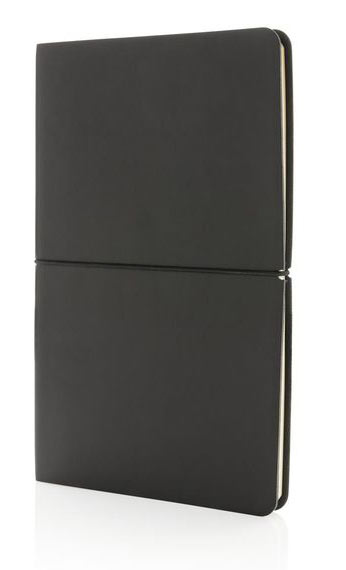 Carnet de notes A5 publicitaire couverture souple Black