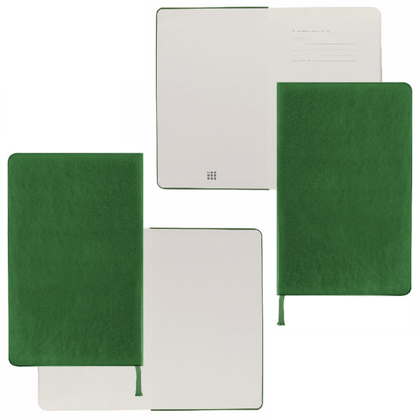 Carnet Moleskine publicitaire | Moleskine Green Lined Paper