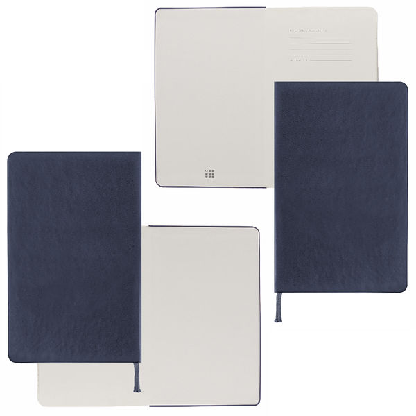 Carnet Moleskine publicitaire | Moleskine Sapphire Blue Lined Paper