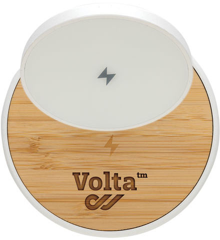 Chargeur 15W magnétique 2-en-1 Ontario publicitaire Blanc