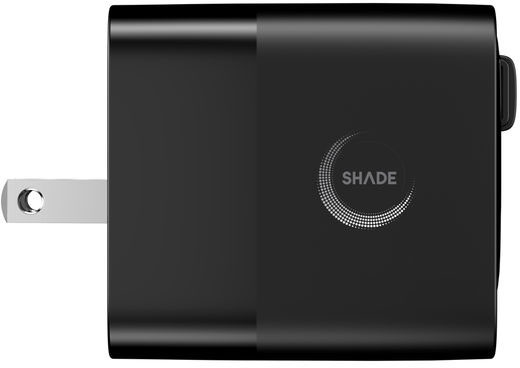 Chargeur 65W GaN avec câble Urban V Mendocino entreprise Noir