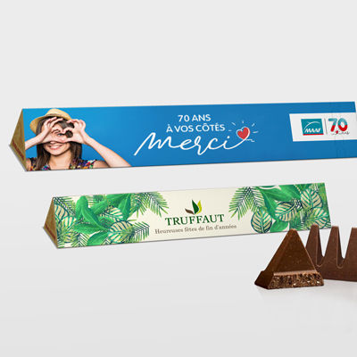 Chocolat personnalisé Toblerone | Chocolat publicitaire
