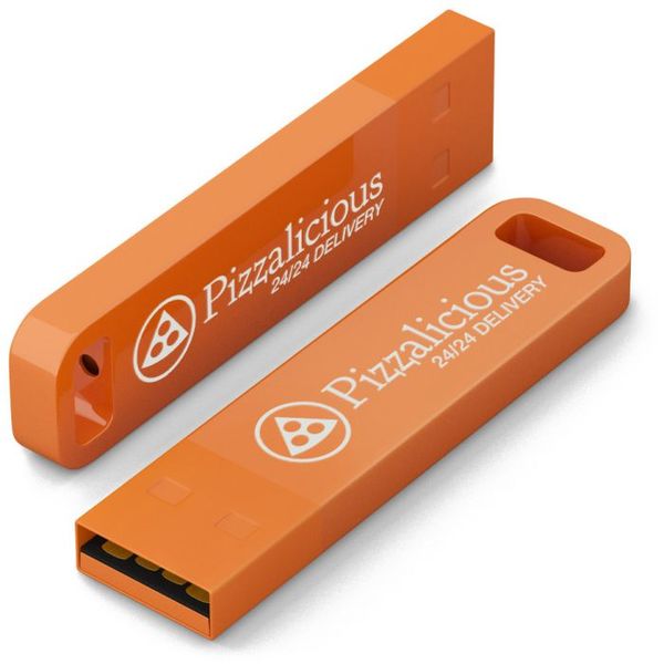 Clé USB métal personnalisable | Boris Orange