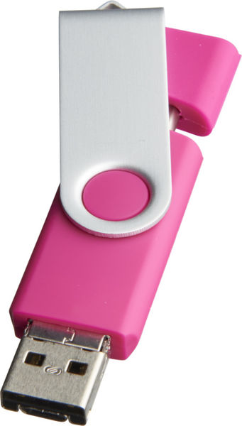 Clé USB publicitaire | On the Go Magenta