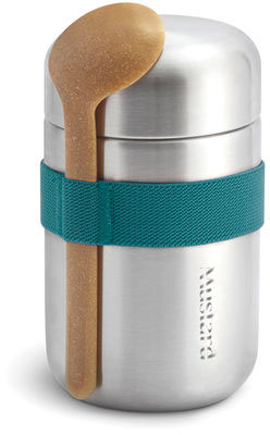 Conteneur aliments 400 ml Black+Blum personnalisable Turquoise