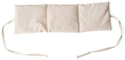 Coussin chauffant polyester recyclé Minton RCS personnalisé Beige