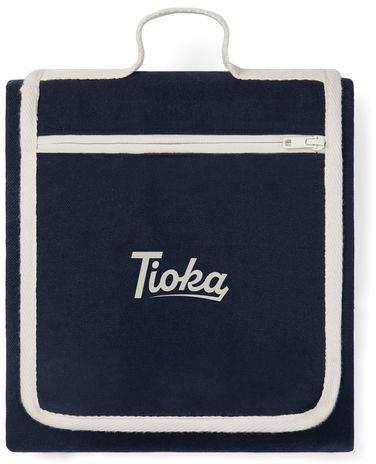 Couverture pique-nique toile AWARE™ Volonne publicitaire Bleu