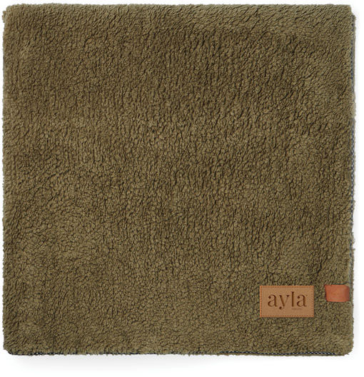 Couverture/plaïd doux GRS Maine publicitaire Vert