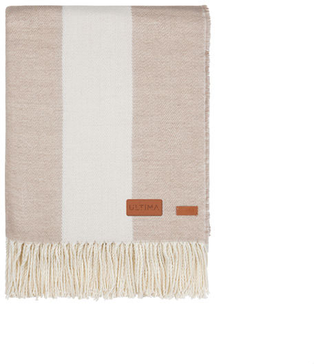 Couverture AWARE™ Polylana® Tella personnalisée Beige