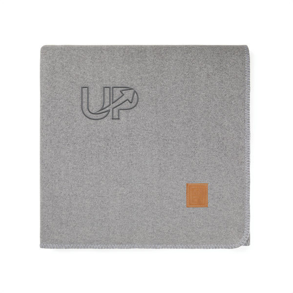 Couverture rPET GRS Moulton publicitaire Gris