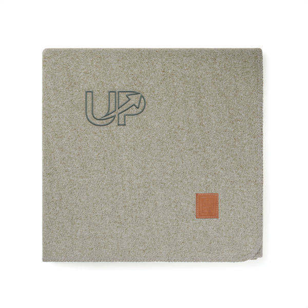 Couverture rPET GRS Moulton publicitaire Vert