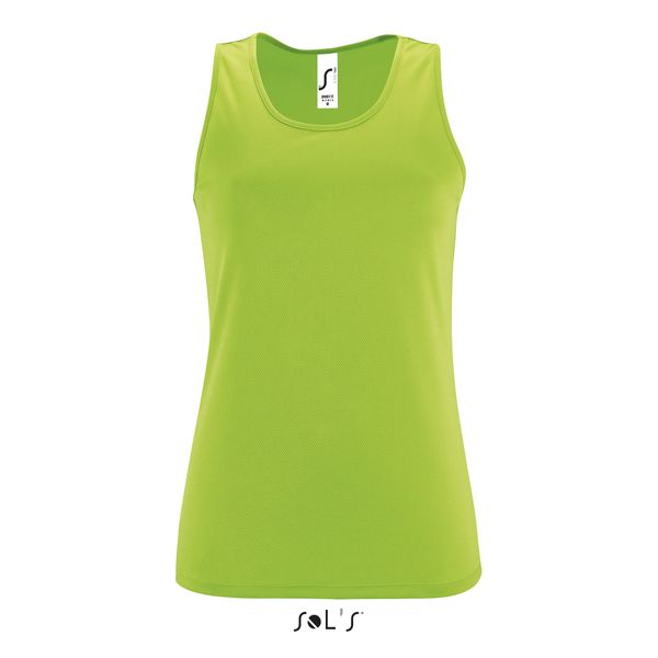 Débardeur publicitaire | Sporty TT F Vert fluo