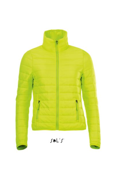 Doudoune personnalisée | Ride F Lime fluo