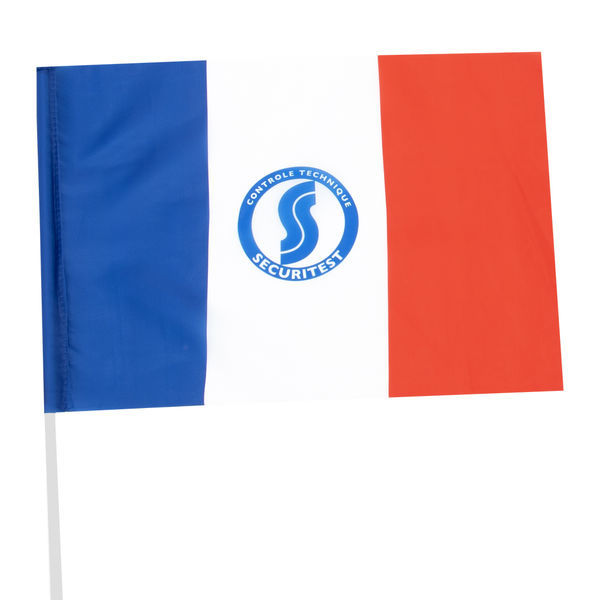 Drapeau supporter 20x30cm publicitaire