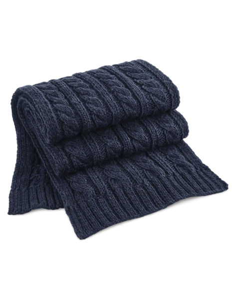 Echarpe personnalisée | Cable Navy