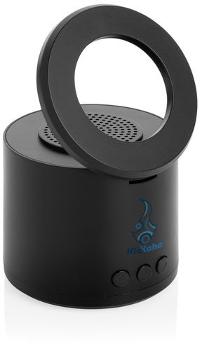 Enceinte 3W support plastique recyclé RCS Magpulse publicitaire Noir