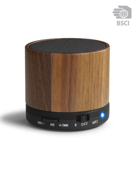 Enceinte bluetooth WOODSONG promotionnelle Bois