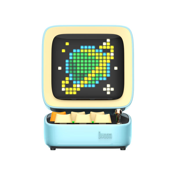 Enceinte jeux pixel art publicitaire | Ditoo Pro Bleu
