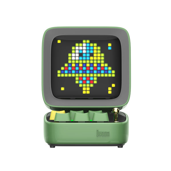 Enceinte jeux pixel art publicitaire | Ditoo Pro Vert