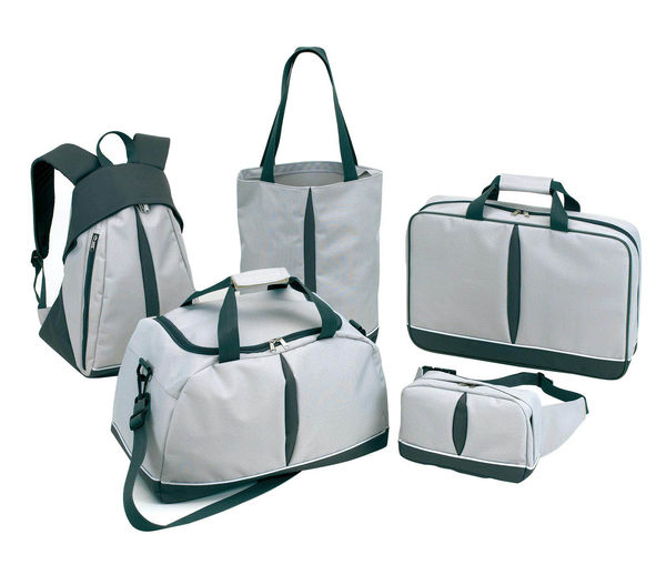 Ensemble de sacs 'Basic', 5 pièces Gris