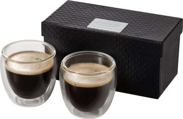 Ensemble verres espresso publicitaire Translucide