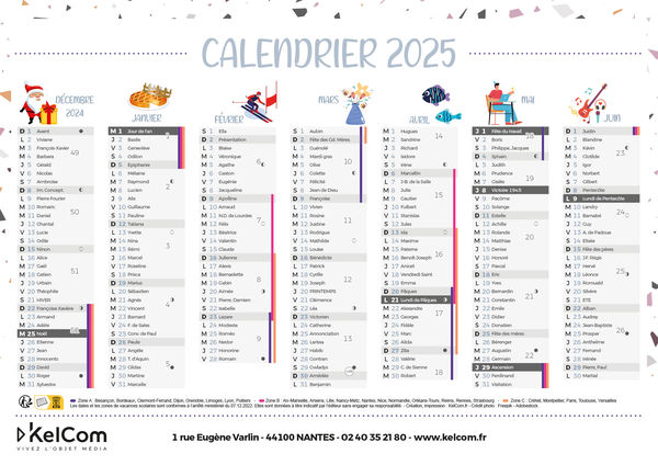 Calendrier personnalisé | Evénements