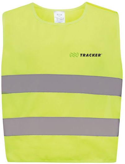 Gilet haute visibilité rPET GRS 3–6 ans personnalisé Jaune