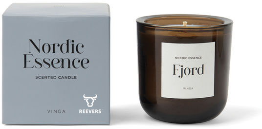 Grande bougie parfumée Nordic personnalisable Bleu