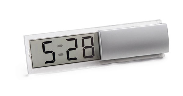 Horloge pour entreprise Argent satiné