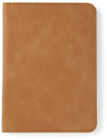 Housse passeport anti-RFID Bosler RCS entreprise Marron