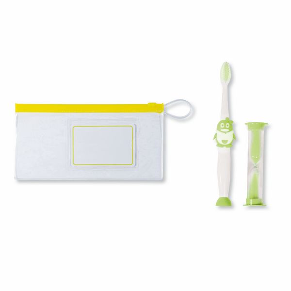 Brosse à dents publicitaire | Penguin Vert citron