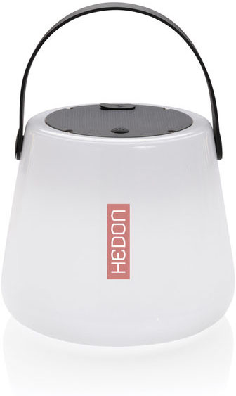 Lampe d’extérieur plastique recyclé RCS SolarGlow personnalisable Blanc