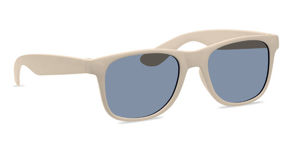 Lunettes bambou publicitaire | Bora Beige