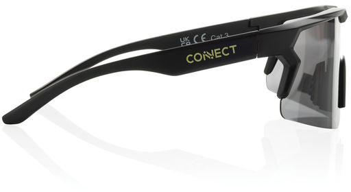 Lunettes plastique RCS verres polarisants SproShield personnalisées Noir