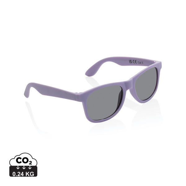 Lunettes de soleil PP recyclé publicitaire Violet