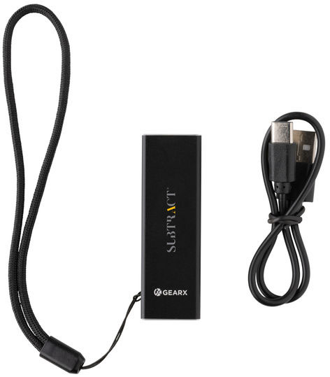 Mètre laser 30 m alu recyclé RCS Gear X publicitaire Noir