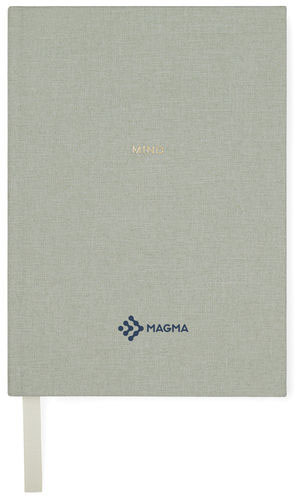 Mind Journal papier recyclé GRS personnalisé Vert