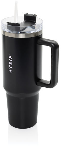 Mug 1,2 L acier recyclé RCS Peakflow publicitaire Noir