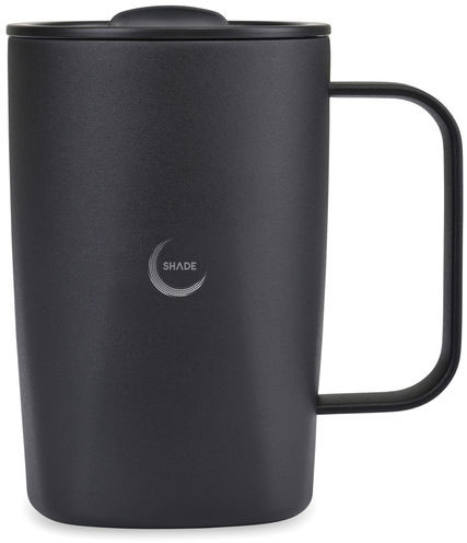 Mug 450 ml acier recyclé RCS Aviana™ Rowan entreprise Noir
