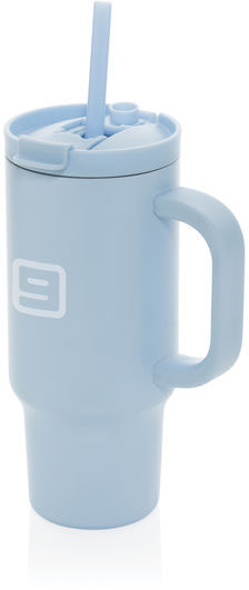 Mug 480 ml étanche inox recyclé RCS Cruiser personnalisable Bleu