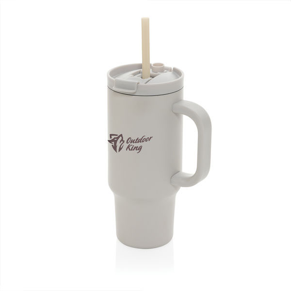 Mug 480 ml étanche inox recyclé RCS Cruiser personnalisable Marron forest