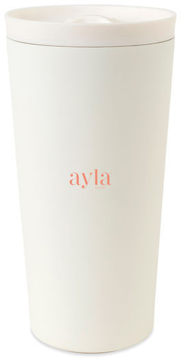 Mug 500 ml acier recyclé RCS Aviana™ Rowan personnalisé Blanc