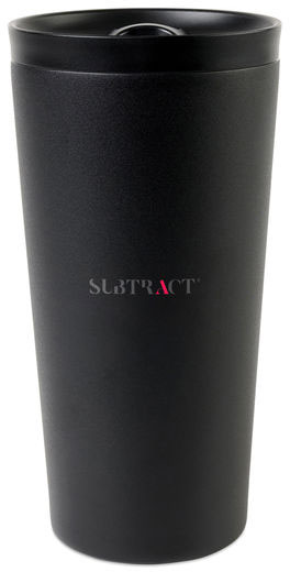 Mug 500 ml acier recyclé RCS Aviana™ Rowan personnalisé Noir