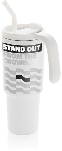 Mug 900 ml acier certifié RCS Graphic entreprise Blanc