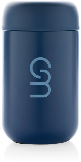 Mug isotherme inox recyclé certifié RCS Brew entreprise Bleu