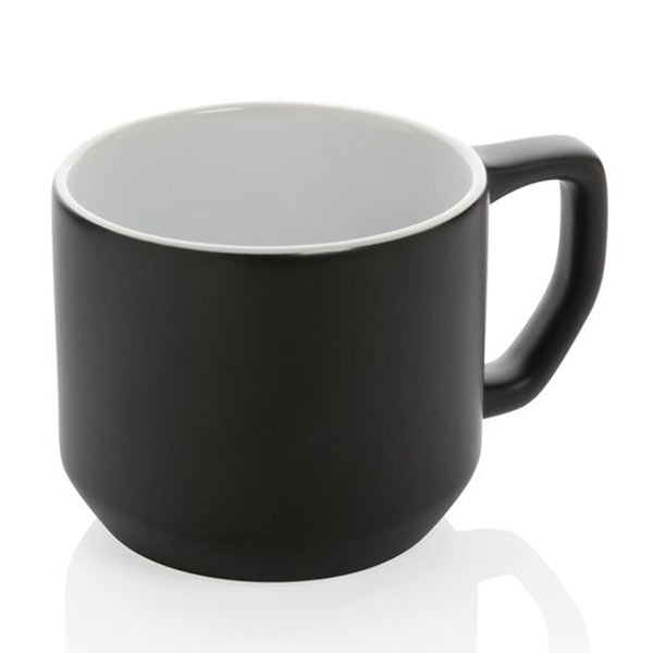 Mug personnalisable en céramique moderne Black
