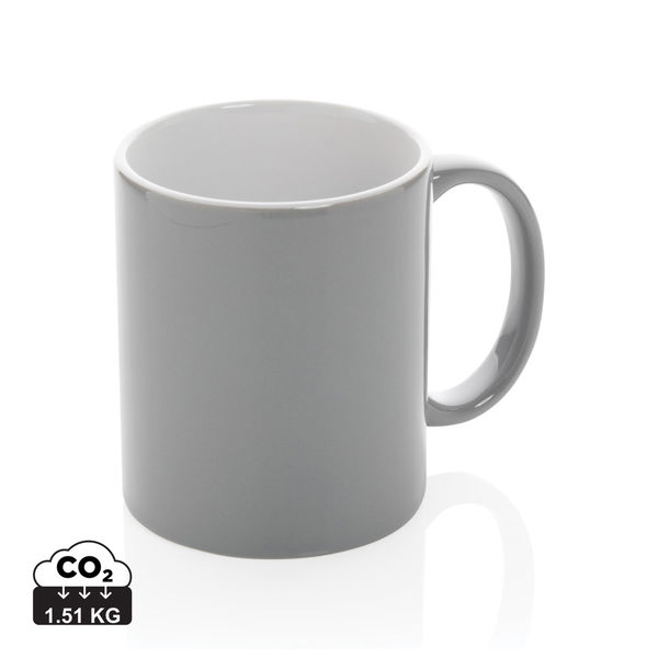 Mug céramique 350 ml publicitaire Gris